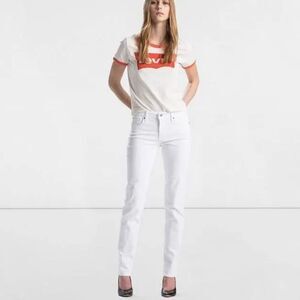 Levi’s 712 Slim Western White Denim Women’s Jeans size 31